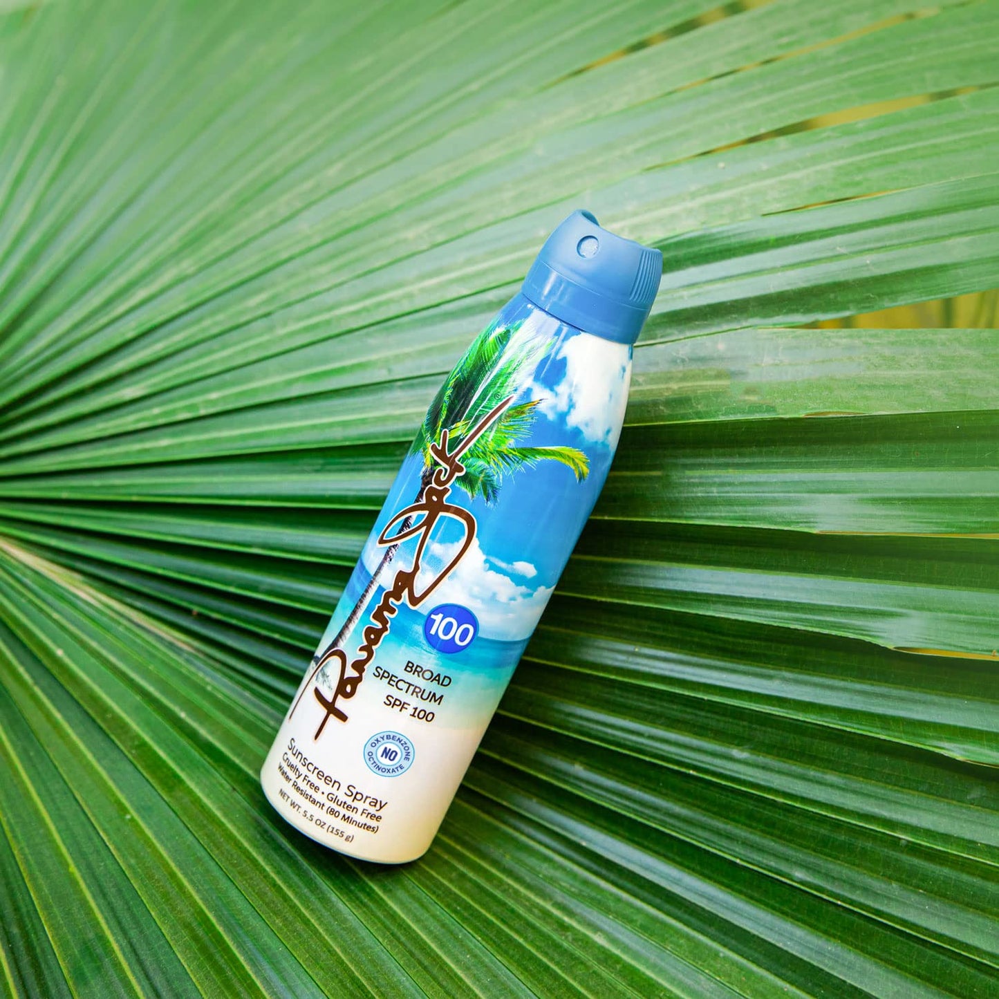 Panama Jack SPF 100 Continuous Spray Sunscreen – Broad Spectrum, Water Resistant 80 Min, 5.5 oz (Pack of 12)