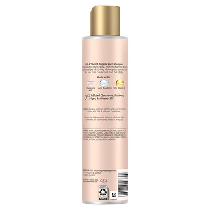 Pantene Generation Beauty Full & Vibrant Shampoo with Hyaluronic Acid – 9.6 Fl Oz