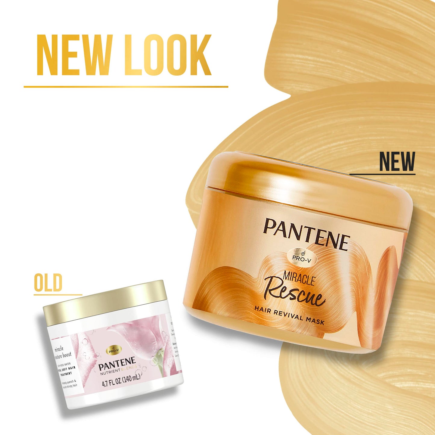 Pantene Miracle Rescue Hair Mask – Deep Conditioning for Dry & Damaged Hair (6.4 oz)