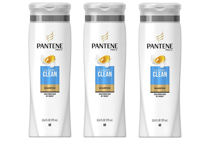 Pantene Pro-V Classic Clean Shampoo – 3 x 12.6 fl oz | Gentle Daily Clean for All Hair Types