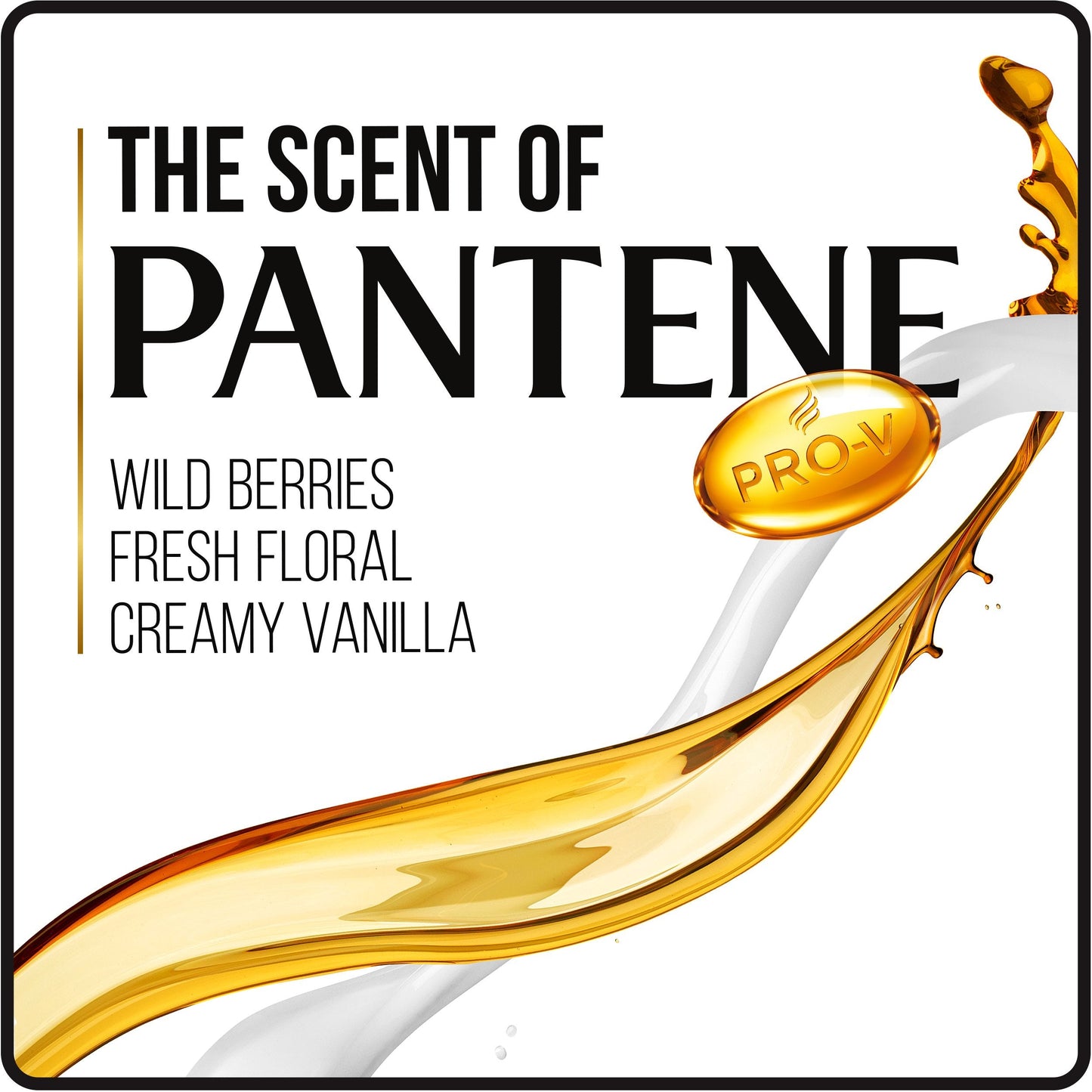 Pantene Smooth & Sleek Shampoo 12.6 oz – 3-Pack with Pro-Vitamins & Moroccan Argan Oil