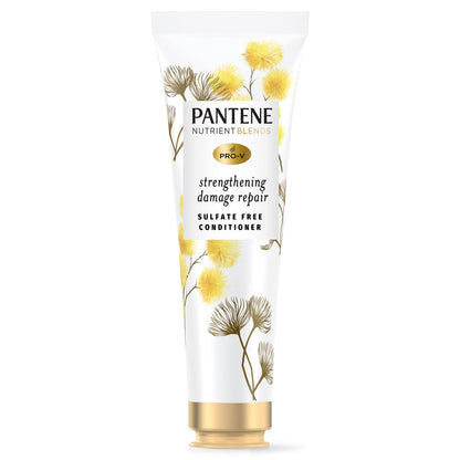 Pantene Sulfate-Free Conditioner with Castor Oil | Strengthening Damage Repair, 8 oz