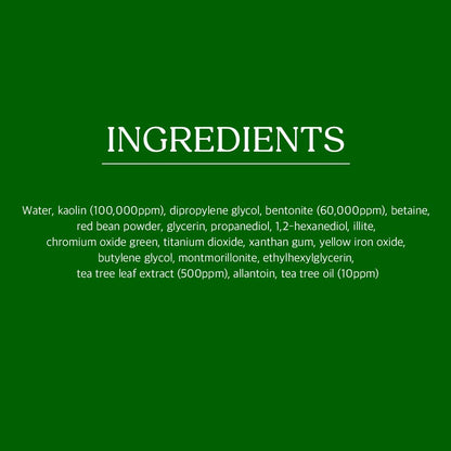 Papa Recipe Tea Tree Mud Mask – Pore Care & Oil Control