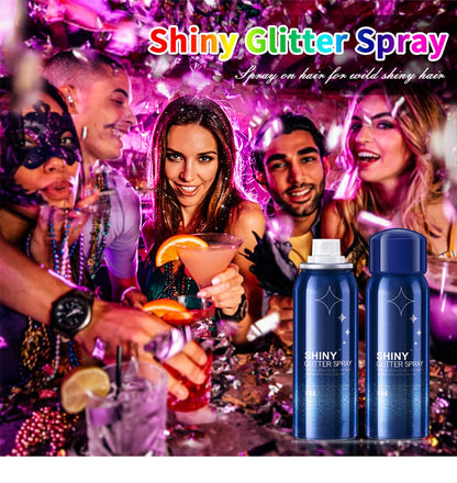 PAQIMAN 2 Pcs Body Glitter Spray – Festival-Ready Shimmer & Glow