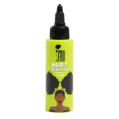 Pardon My Fro Hair & Scalp Oil – Hydrates Curls, Braids & Twists (2 fl oz)