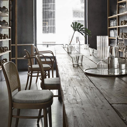 Paris G04 Rattan Dining Chair, Walnut