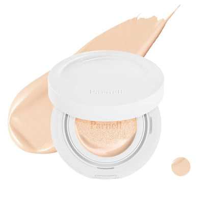 Parnell Cicamanu Serum Cushion – Moisturizing Foundation for Sensitive & Dry Skin – Pearl Skin (0.52 fl oz, 17C)