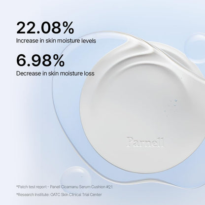 Parnell Cicamanu Serum Cushion Foundation – Lightweight Hydration & Glow (0.52 oz, 27C)