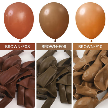 PartyWoo Tan Balloons 140 Pcs Boho Neutral Latex Arch Kit – 18/12/10/5 Inch for Birthday, Safari & Baby Shower