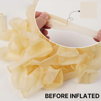 PartyWoo Clear Balloons Arch Kit – 140pcs (18/12/10/5in) for Graduation & Weddings
