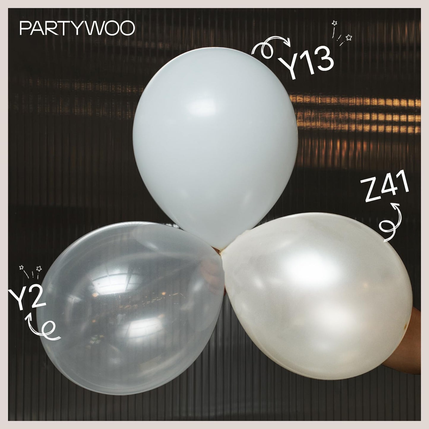PartyWoo Clear Balloons Arch Kit – 140pcs (18/12/10/5in) for Graduation & Weddings