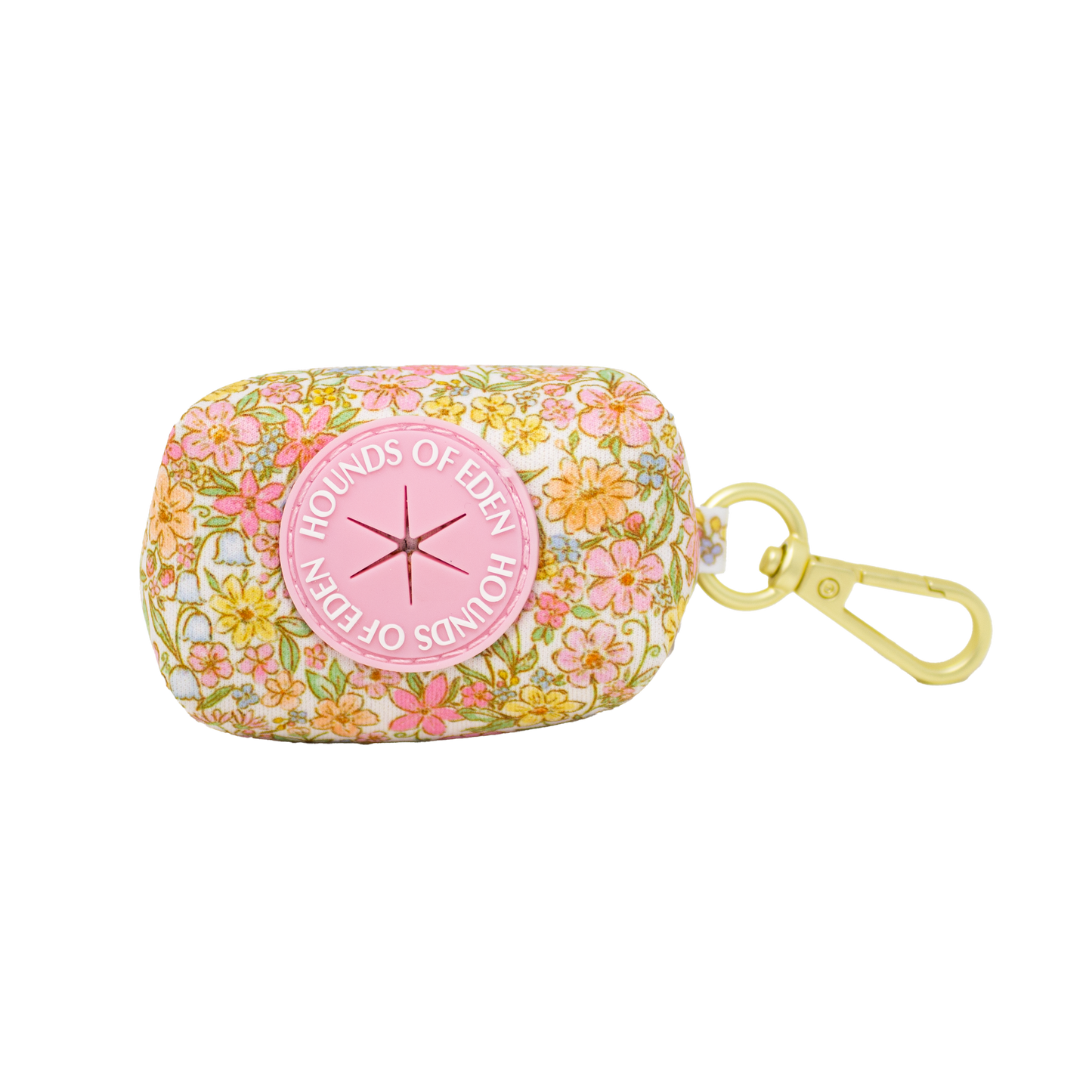 Pastel Petals - Dog Collar + ID Tag Holder
