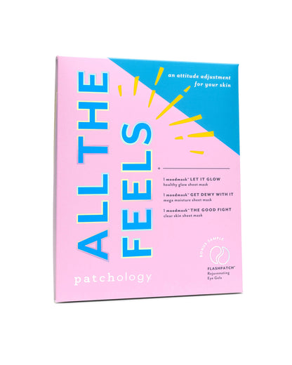 Patchology All the Feels Sheet Masks | Hydration, Glow & Quick Refresh (3 Moodmasks + Eye Gels)