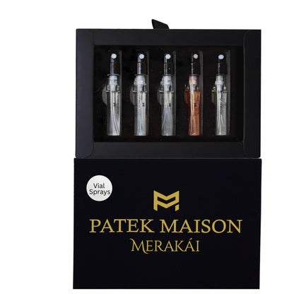 Patek Maison Merakai Perfume Discovery Set – 5 Travel-Size Unisex EDP Sprays