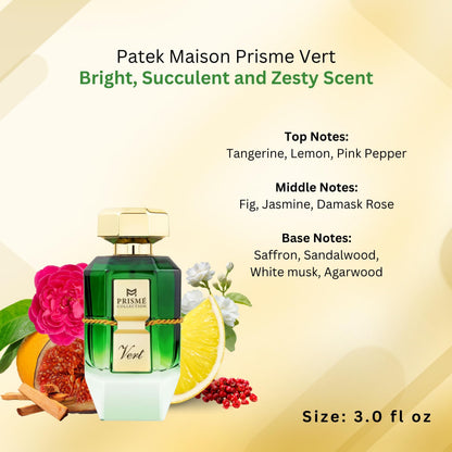 PRISME Collection Vert by Patek Maison – 3.0 oz Eau de Parfum Spray