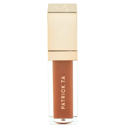 PATRICK TA Major Volume Plumping Lip Gloss in Superficial – Hydrating Beige Lip Shine