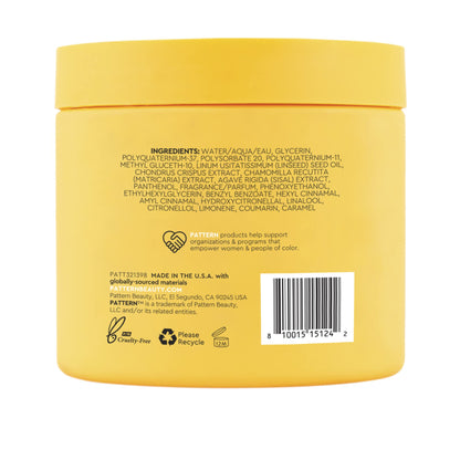 PATTERN Beauty Styling Custard by Tracee Ellis Ross – Hydrated Hold for Curlies, Coilies & Tight-Textured Hair (15 oz)