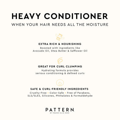 PATTERN Heavy Conditioner by Tracee Ellis Ross — Rich Hydration for Curly Hair (3B–4C)