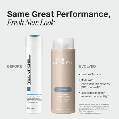 Paul Mitchell Awapuhi Conditioner – Balances Moisture & Adds Shine | All Hair Types, 10.14 oz