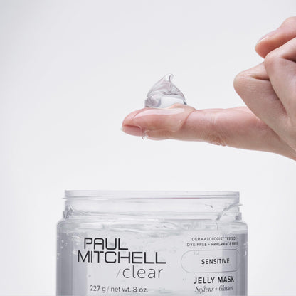 Paul Mitchell Clear Jelly Mask – Fragrance-Free Hair Mask for Sensitive Scalp, 8 oz