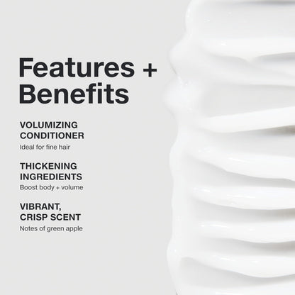 Paul Mitchell Extra-Body Conditioner – Adds Bounce & Fullness for Fine Hair | 33.8 fl oz