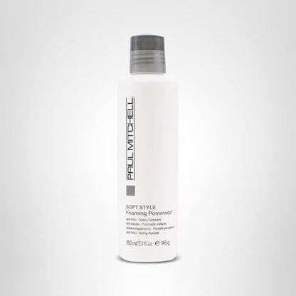 Paul Mitchell Foaming Pomade – Light Hold, Anti-Frizz for Wavy, Curly & Coily Hair | 5.1 fl oz