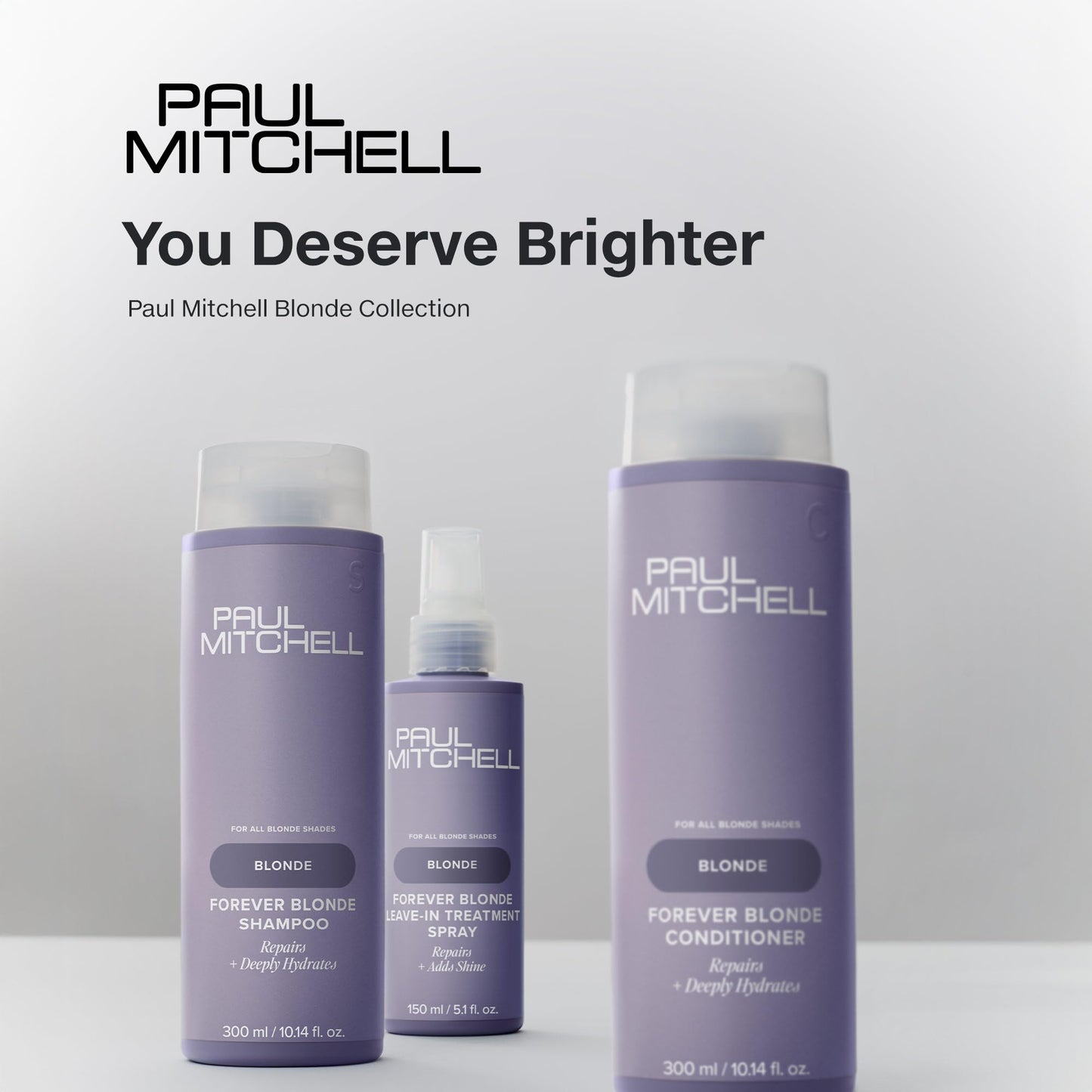 Paul Mitchell Forever Blonde Conditioner – Repairs & Deep Hydration for Bleached & Lightened Hair | 33.8 fl oz