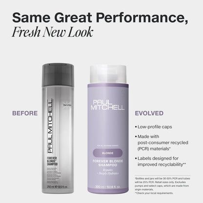 Paul Mitchell Forever Blonde Shampoo - Nourishes & Hydrates Bleached Hair, 33.8 oz