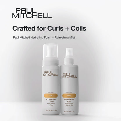 Paul Mitchell Refreshing Mist – Scalp Refresh & Hair Nourishment for Curly & Coily Hair, 8.5 Fl Oz