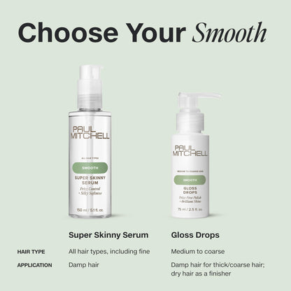 Paul Mitchell Super Skinny Serum Blowout Primer – Speeds Drying Time, Humidity Resistance | All Hair Types | 5.1 fl oz