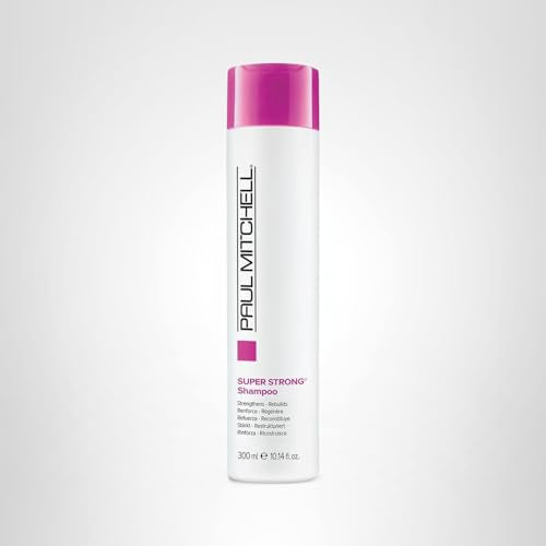 Paul Mitchell Super Strong Shampoo – Rebuilds Damaged Hair, Strengthens & Adds Shine (10.14 oz)
