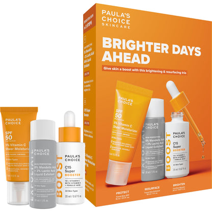 Paula's Choice Brighter Days Ahead Kit – Vitamin C, Mandelic Acid & SPF 50