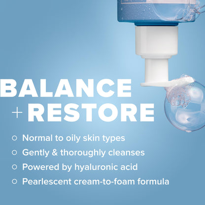 Paula's Choice RESIST Perfectly Balanced Foaming Facial Cleanser – Hyaluronic Acid & Aloe, Fragrance-Free