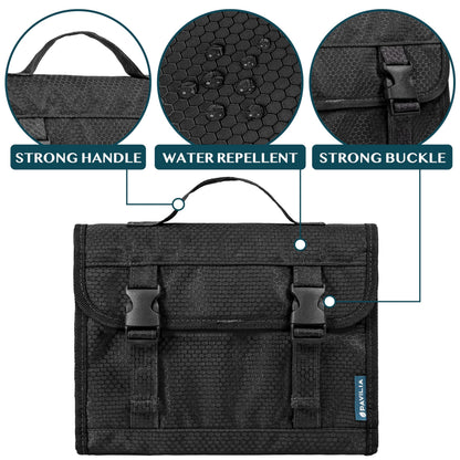 PAVILIA Travel Hanging Toiletry Bag – Extra Large, Waterproof Organizer
