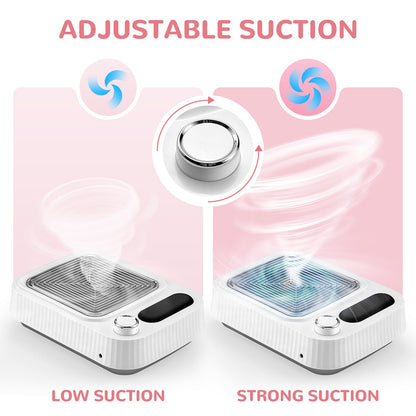 Paxato Nail Duster Collector – 4000RPM Dust Collector with Wrist Rest & 0–100% Adjustable Suction