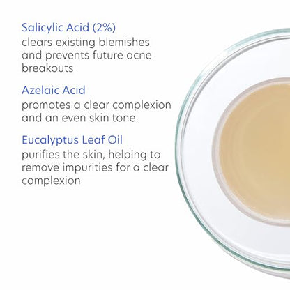 PCA SKIN Blemish Control Acne Cleanser Bar – 2% Salicylic Acid, Face & Body Wash, 3.2 fl oz