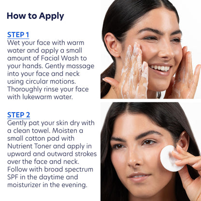 PCA SKIN Cleanse & Tone Skincare Kit – Gentle Foaming Wash & Nutrient Toner