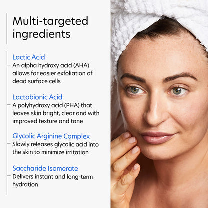 PCA SKIN Resurfacing Serum - Gentle Exfoliating Facial Corrective with Lactic & Glycolic Acid (1 fl oz)
