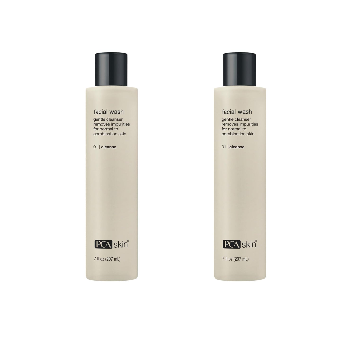 PCA SKIN Gentle Foaming Face Wash – Hydrating Cleanser, Makeup Remover, 2-Pack (7 oz each)