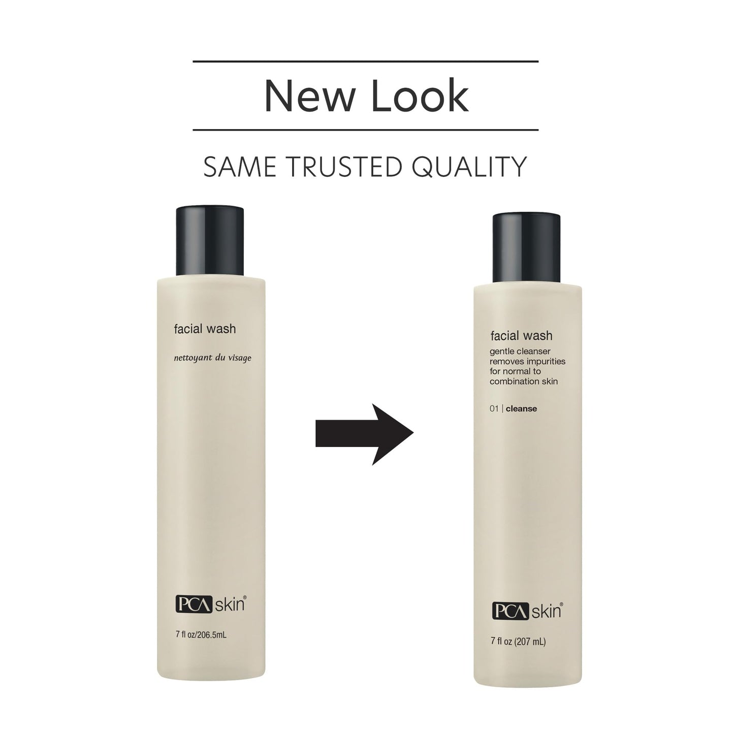 PCA SKIN Gentle Foaming Face Wash – Hydrating Cleanser, Makeup Remover, 2-Pack (7 oz each)