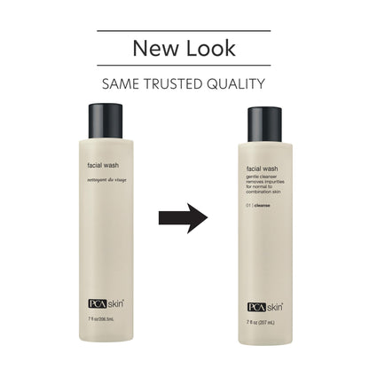 PCA SKIN Gentle Foaming Face Wash – Hydrating Cleanser, Makeup Remover, 2-Pack (7 oz each)