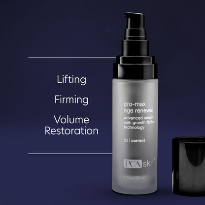 PCA SKIN Pro Max Age Renewal Anti Aging Serum – Lift, Firm & Plump Skin on Face & Neck | 1 oz Pump
