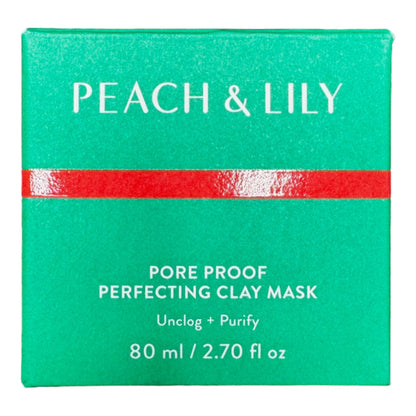 Peach & Lily Pore Proof Perfecting Clay Mask | Deep-Clean Kaolin & Bentonite