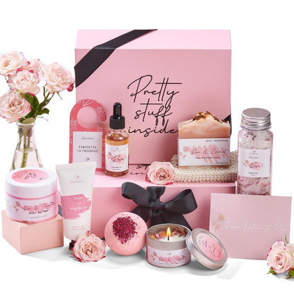 Peacoeye At-Home Spa Kit for Women – Luxury Bath Gift Set for Relaxation