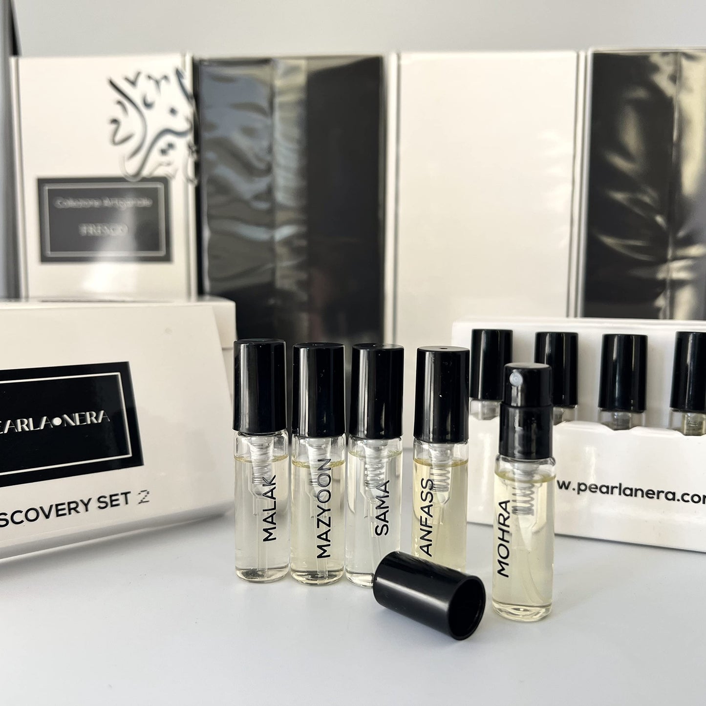 PEARLANERA BIANCA: Warm Spice & White Floral – 3.4 oz Body Spray