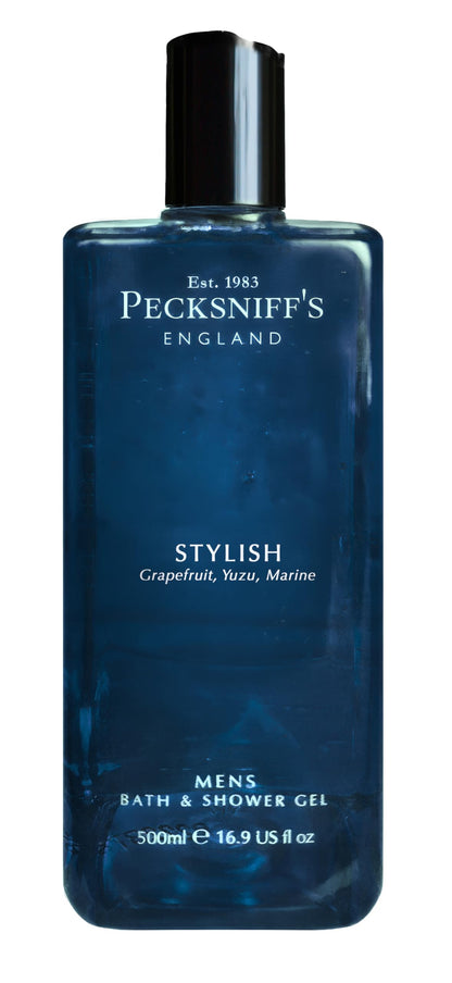 Pecksniff's Men's Luxurious Moisturizing Bath & Shower Gel – Stylish