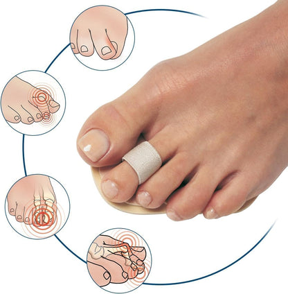 Pedifix Toe Straightener – Gentle Toe Alignment for Hammer Toes & Crooked Toes | One Size Fits Most | Bulk Pack of 12