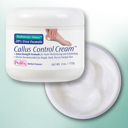 Pedifix Podiatrists' Choice 20% Urea Foot Cream – Extra Strength Callus Control, 4 oz