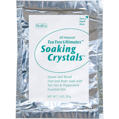 Pedifix Tea Tree Ultimates Soaking Crystals Foot Bath – 6 Packets Each, Pack of 2