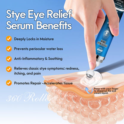 PENNTR Stye Eye Treatment – Plant-Based Roller Serum for Styes, Chalazions & Blepharitis (1 Fl Oz)